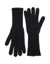 Vince . Woman Gloves Midnight Blue Size Onesize Cashmere