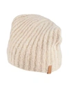 Vince . Woman Hat Beige Size Onesize Cashmere In Sand
