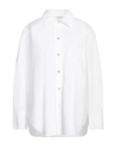 Vince . Woman Shirt White Size L Cotton