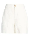 Vince . Woman Shorts & Bermuda Shorts White Size 0 Hemp