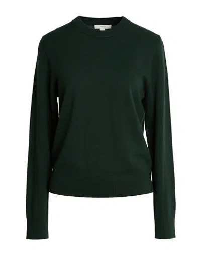 Vince . Woman Sweater Dark Green Size M Cashmere, Nylon, Elastane