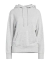 Vince . Woman Sweatshirt Light Grey Size S Cotton, Elastane