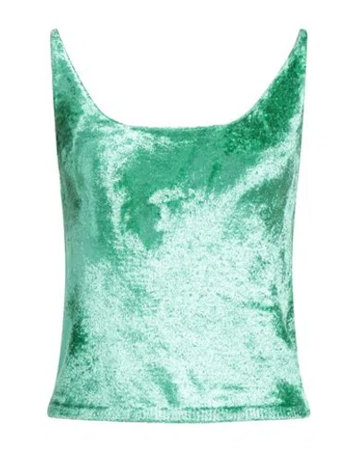 Vince Panne Sweater Cami In Green