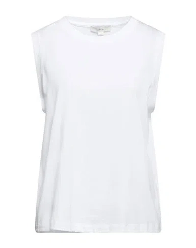 Vince . Woman T-shirt White Size Xl Pima Cotton