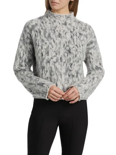 Vince Women's Abstract Onyx Jacquard Sweater