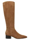 Vince Adan Tall Leather Boot In Animal Print