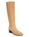 Vince Arabel Tall Suede Boot In Miele