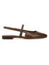 Vince Bernice-b Leather Slingback In Redwood