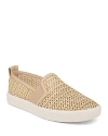 Vince Blair Raffia Slip-on Sneakers In Beige