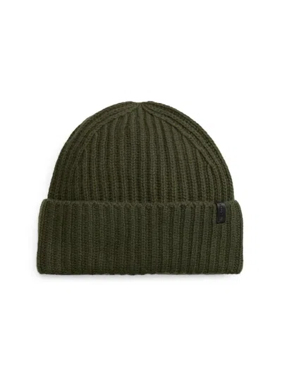 Vince Women's Boiled Cashmere Chunky Beanie In Green