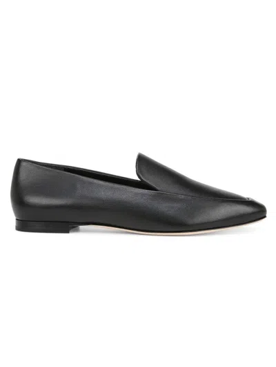 Vince Women's Brette Leather Loafers In Black