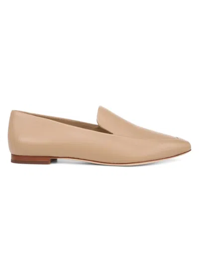 Vince Women's Brette Leather Loafers In Cappuccino