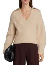 VINCE WOMEN'S BRUSHED ALPACA BLEND KNIT PULLOVER SWEATER