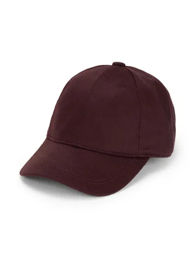 Vince Women's Cashmere Baseball Cap In Purple