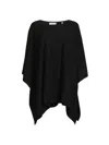 Vince Women's Cashmere Reversible Poncho In Black
