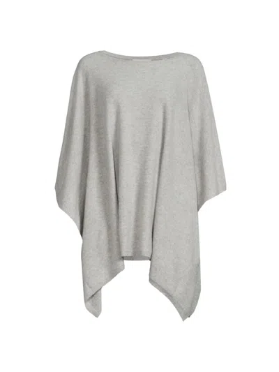 Vince Women's Cashmere Reversible Poncho In Gray