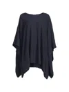 Vince Women's Cashmere Reversible Poncho In Blue