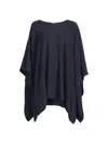 Vince Women's Cashmere Reversible Poncho In Navy