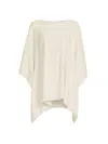 Vince Women's Cashmere Reversible Poncho In White