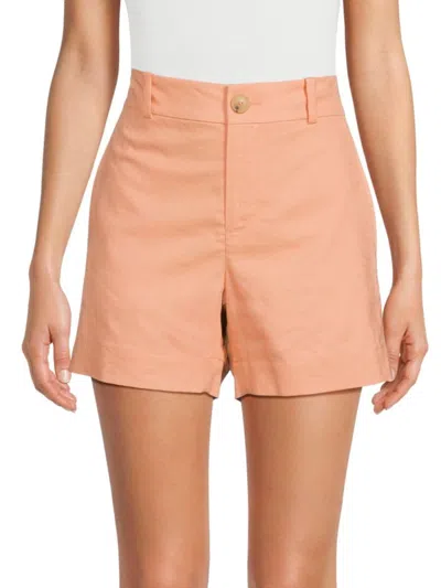 VINCE WOMEN'S CASUAL LINEN SHORTS