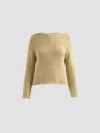 Vince Coated Cotton Pullover In Neutral