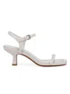 Vince Women's Coco Horchata Leather Kitten Heel Sandals In Horchata
