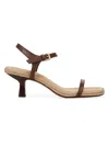 Vince Coco Leather Kitten-heel Espadrille Sandals In Maplewood