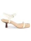 Vince Coco Leather Kitten-heel Espadrille Sandals In Milk