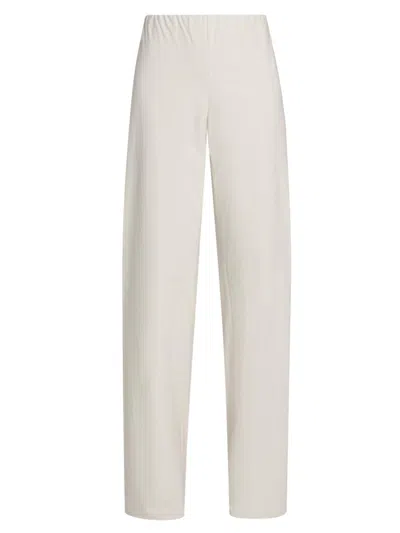 Vince Women's Colette High-rise Cotton Twill Bias Pants In White