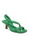 Vince Women's Coline Slip On Slingback Mid Heel Sandals In Emerald
