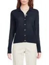 Vince Collared Button-down Shirt In Navy