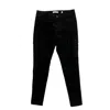 Vince Women's Corduroy Skinny Leg Pockets High Rise Slim Pants In Black In Black