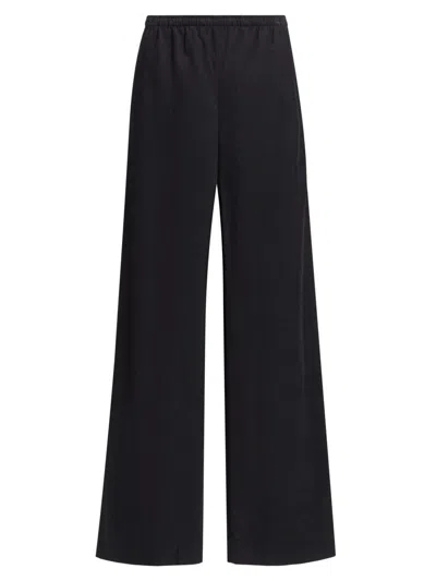 Vince Women's Cotton Corduroy Pull-on Pants In Black
