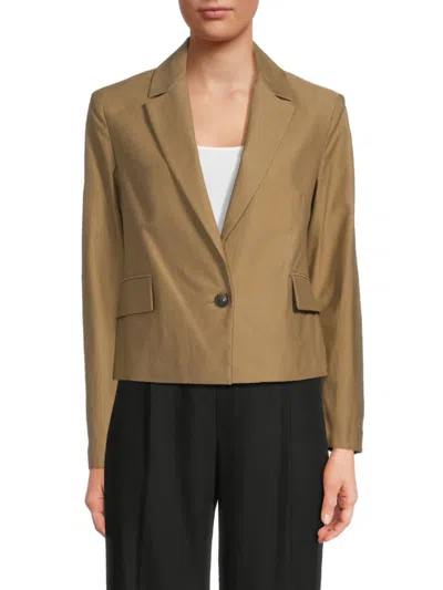 VINCE WOMEN'S CROPPED BLAZER