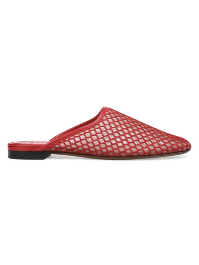 Vince Dakota Ii Mesh Mules In Red