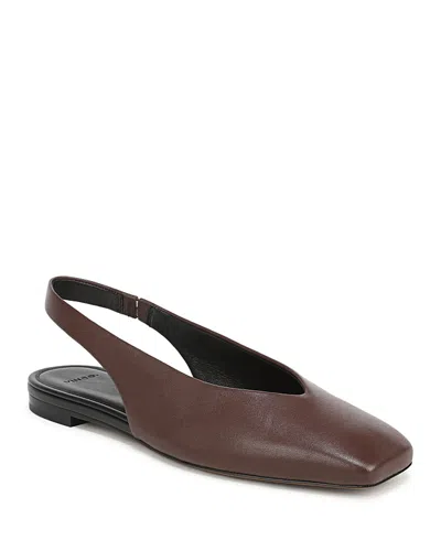 Vince Women's Darlina Slingback Flats In Brown