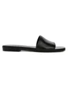 Vince Women's Debra Leather Flat Sandals In Brown