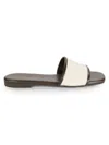 Vince Debra Slide Sandal In Brown Multicolor