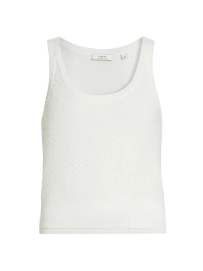 VINCE WOMEN'S DOUBLE LAYER MESH CAMI