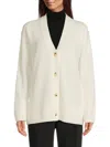 Vince Weekend Wool-blend Cardigan In Neutral