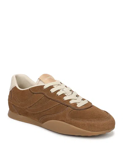 Vince Echo Trainer Leather Sneaker In Brown