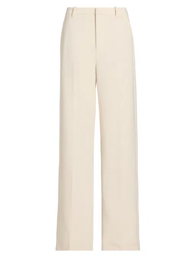 Vince Women's Elsa High-rise Straight-leg Trousers In Neutral