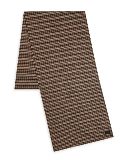 Vince Women's Gingham Wool-cashmere Wrap