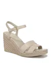 Vince Gwen Ankle Strap Espadrille Platform Wedge Sandal In Moonlight White