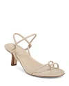 VINCE WOMEN'S JOLIE STRAPPY KITTEN HEEL SANDALS