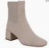 Vince Women's Kimmy Suede Chelsea Boots In Hazelstone In Multi