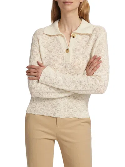 Vince Women's Knit Wool Blend Sweater In Neutral