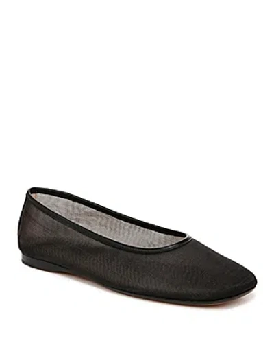 VINCE WOMEN'S LEAH MESH SLIP ON BALLET FLATS