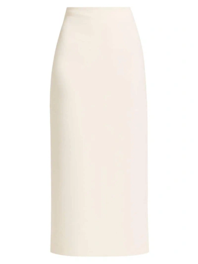 Vince Lean Maxi Pencil Skirt In Off White