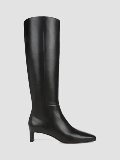 Vince Women's Lilith 45mm Leather Knee-high Boots In Black
